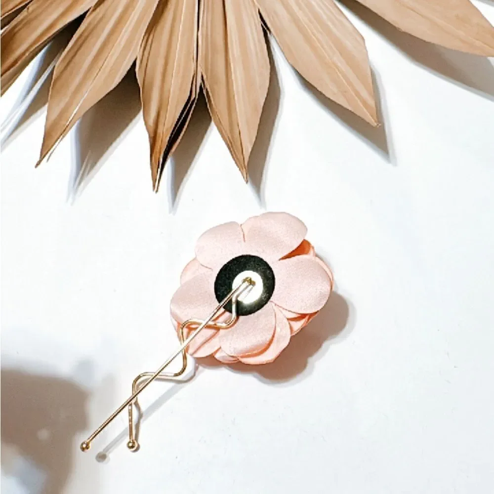 Boho flower hair clips S755